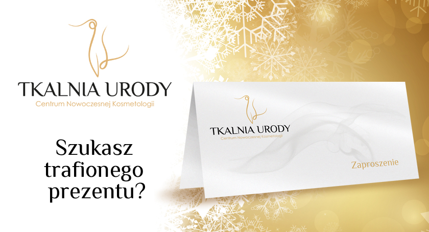 Voucher podarunkowy Bielsko-Biała – eleganckie papierowe zaproszenie w ozdobnej kopercie Tkalnia Urody